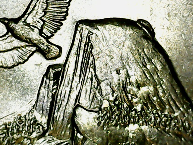 2005--P-California-Quarter-Die-Chip